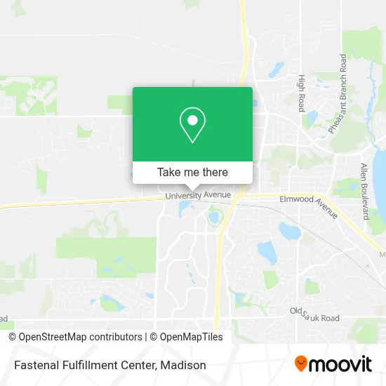 Fastenal Fulfillment Center map