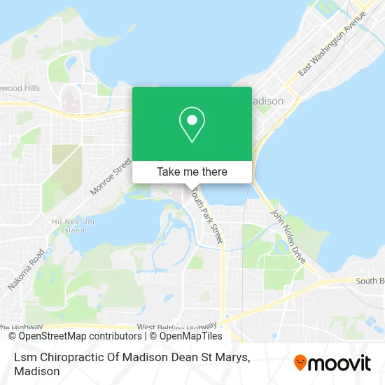 Lsm Chiropractic Of Madison Dean St Marys map