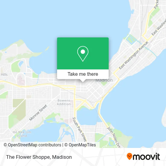 The Flower Shoppe map