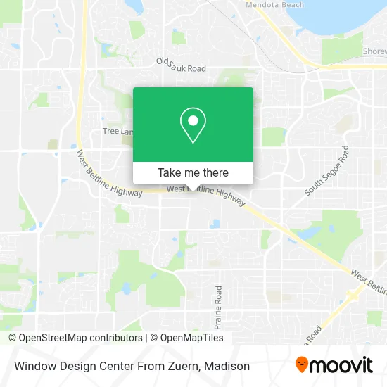 Window Design Center From Zuern map