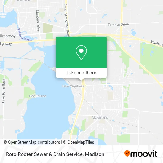 Roto-Rooter Sewer & Drain Service map