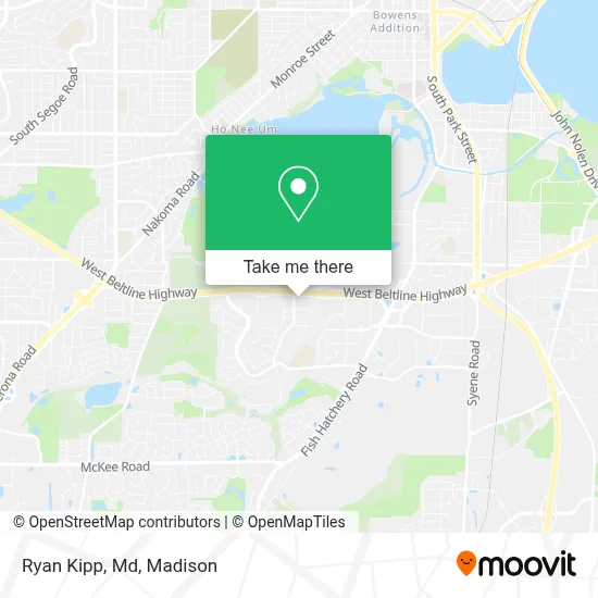 Ryan Kipp, Md map