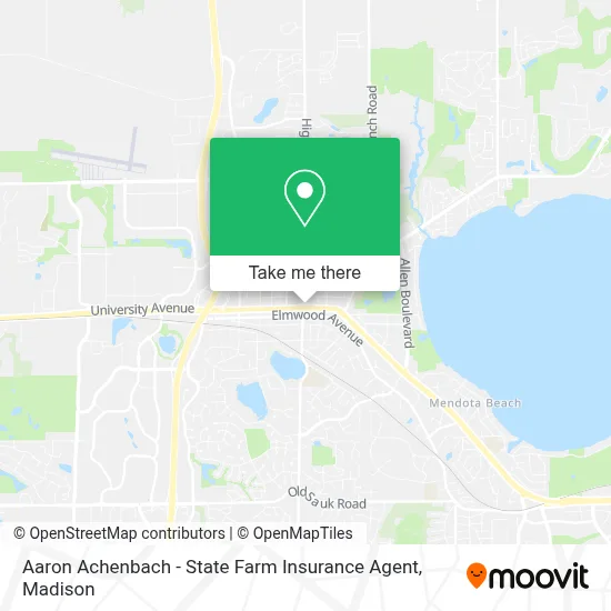 Aaron Achenbach - State Farm Insurance Agent map