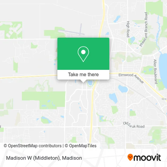 Madison W (Middleton) map