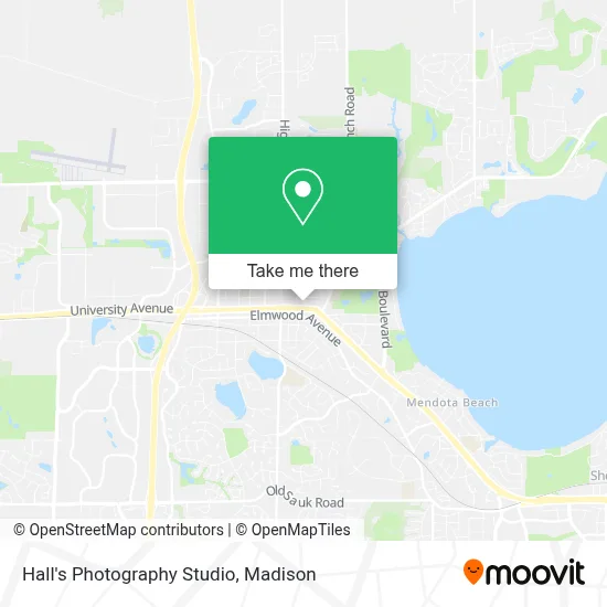 Hall's Photography Studio map