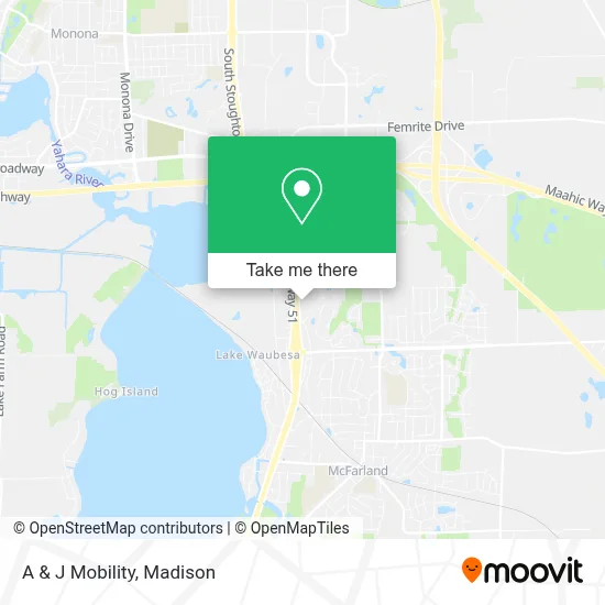 A & J Mobility map