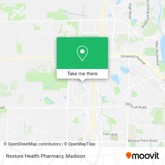 Restore Health Pharmacy map