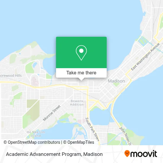 Academic Advancement Program map