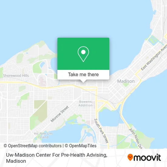 Uw-Madison Center For Pre-Health Advising map