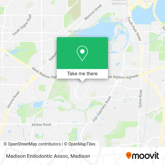 Madison Endodontic Assoc map