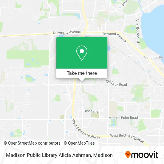 Madison Public Library Alicia Ashman map