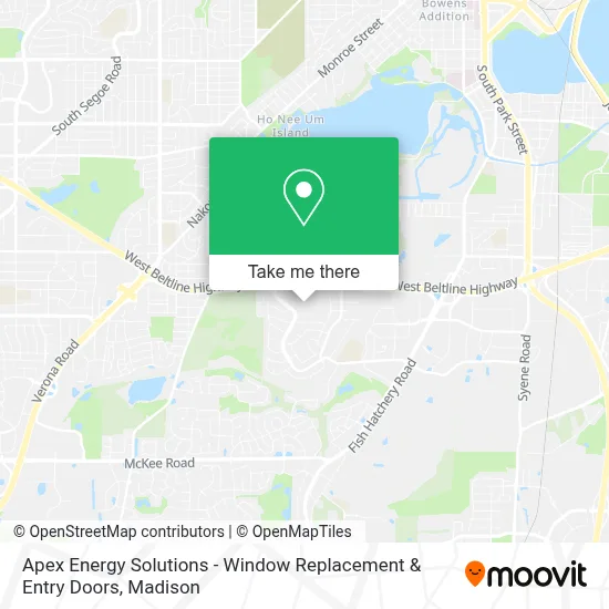 Apex Energy Solutions - Window Replacement & Entry Doors map