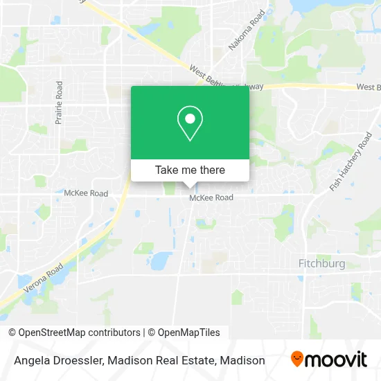 Angela Droessler, Madison Real Estate map
