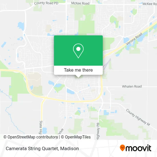 Camerata String Quartet map