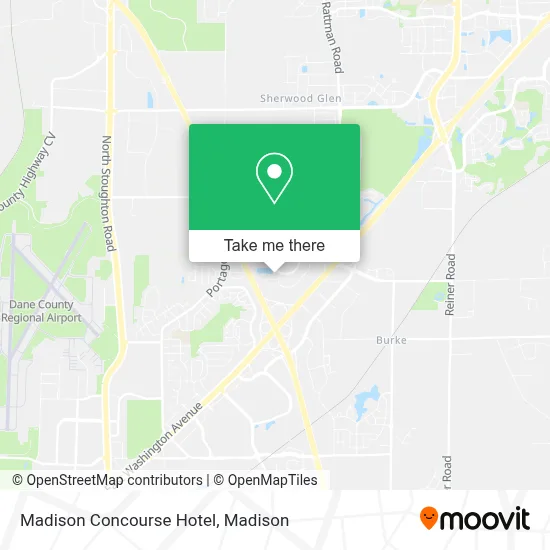Madison Concourse Hotel map