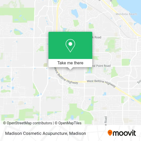 Madison Cosmetic Acupuncture map