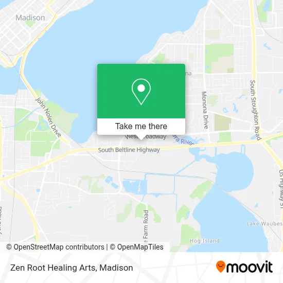 Zen Root Healing Arts map