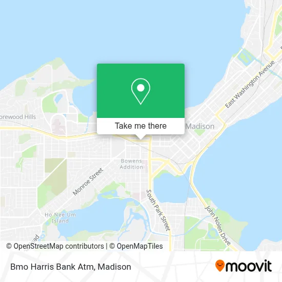Bmo Harris Bank Atm map