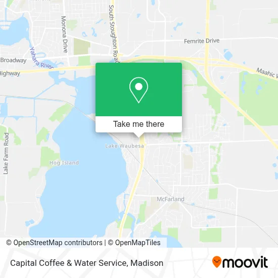 Capital Coffee & Water Service map