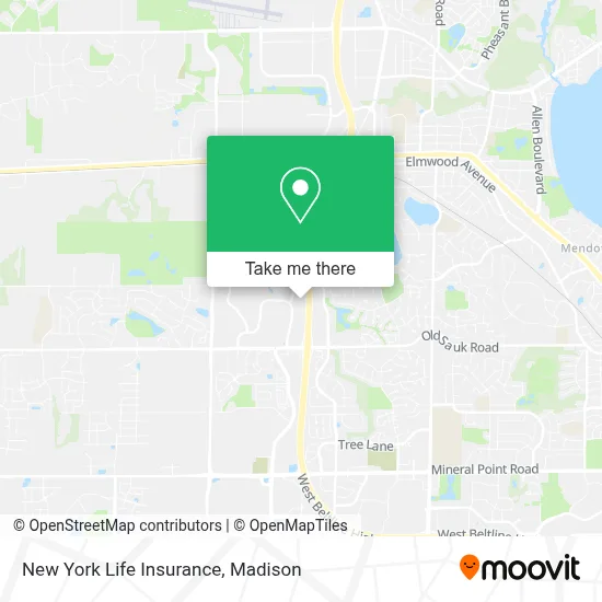 New York Life Insurance map