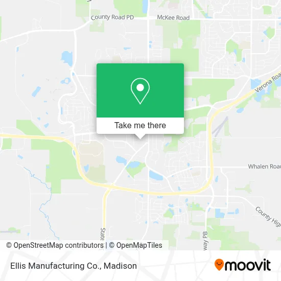 Ellis Manufacturing Co. map