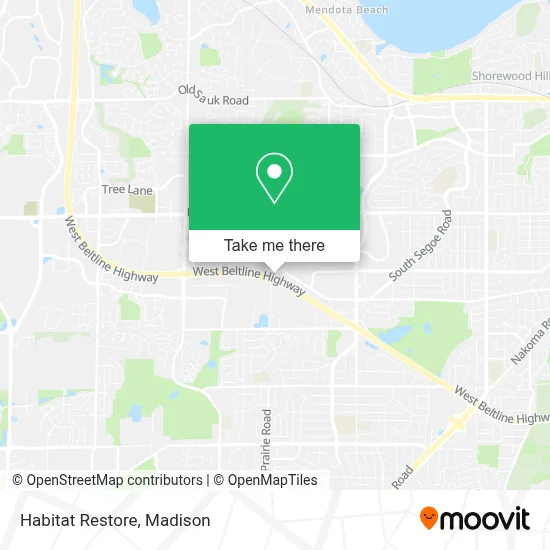 Habitat Restore map