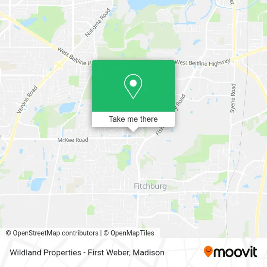 Wildland Properties - First Weber map