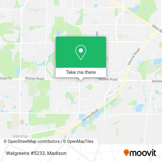 Walgreens #5233 map