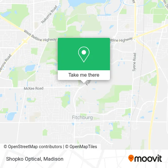 Shopko Optical map