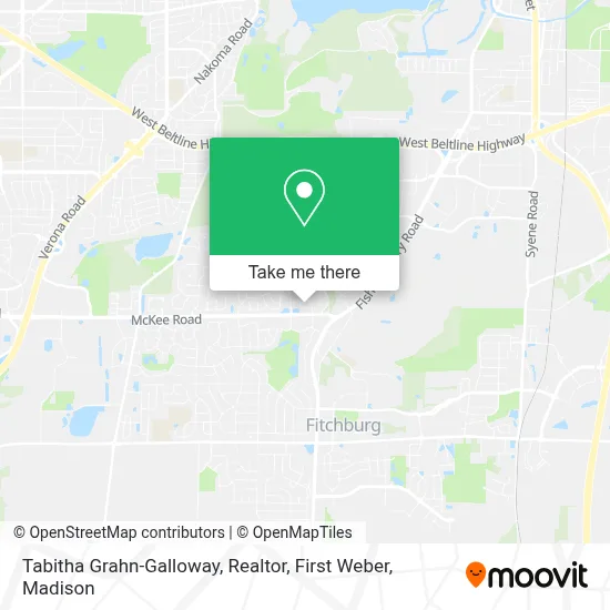 Tabitha Grahn-Galloway, Realtor, First Weber map