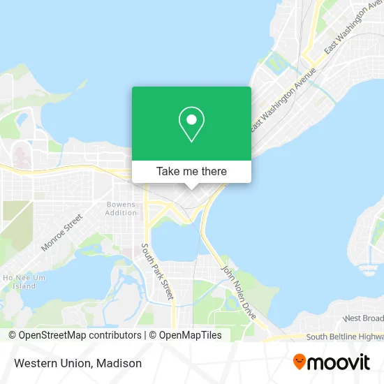 Western Union map