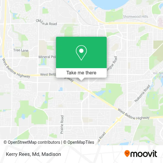 Kerry Rees, Md map