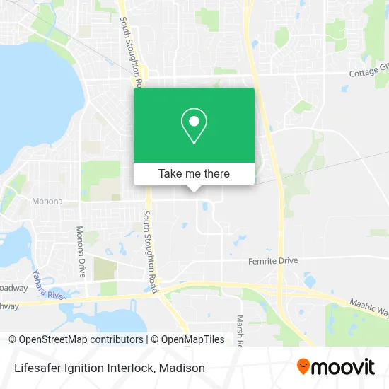 Lifesafer Ignition Interlock map