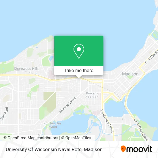 University Of Wisconsin Naval Rotc map