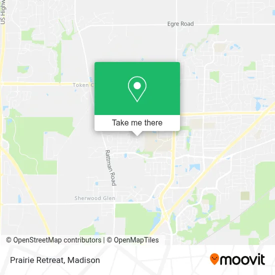 Prairie Retreat map