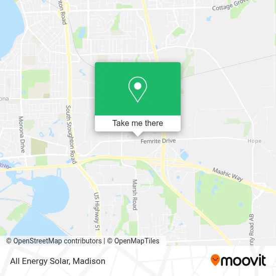 All Energy Solar map