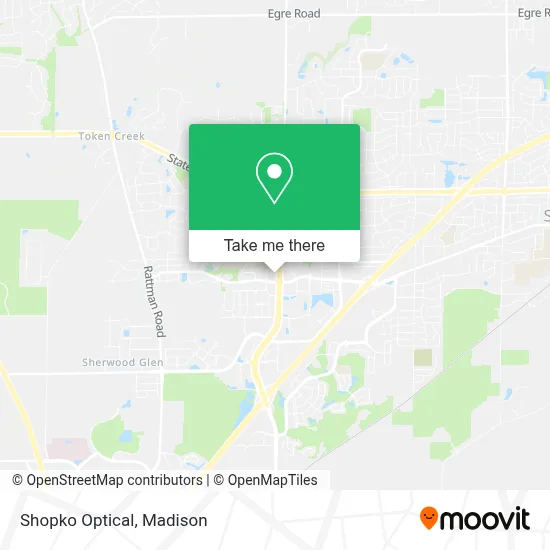 Shopko Optical map