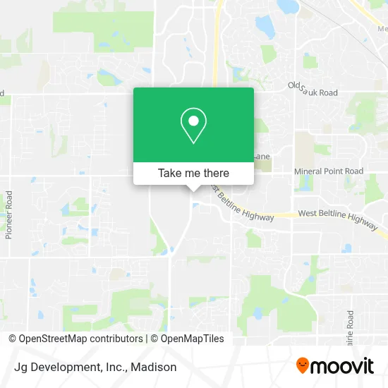 Jg Development, Inc. map