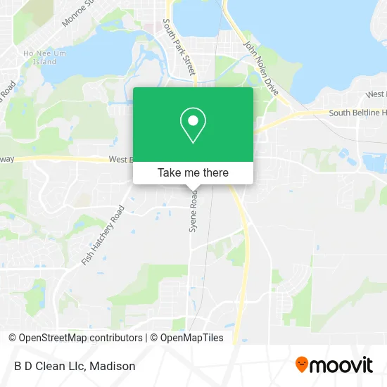 B D Clean Llc map