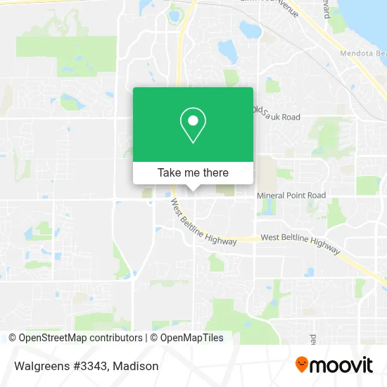 Walgreens #3343 map