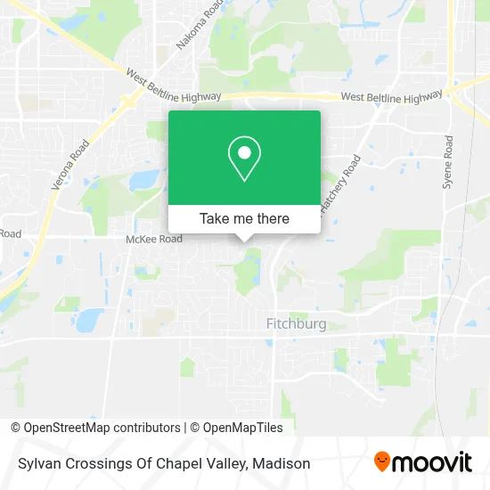 Sylvan Crossings Of Chapel Valley map