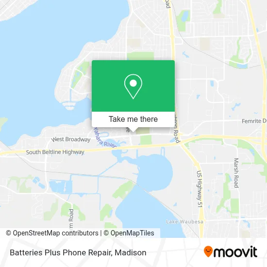 Batteries Plus Phone Repair map