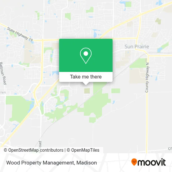 Wood Property Management map