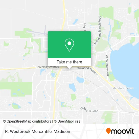 R. Westbrook Mercantile map