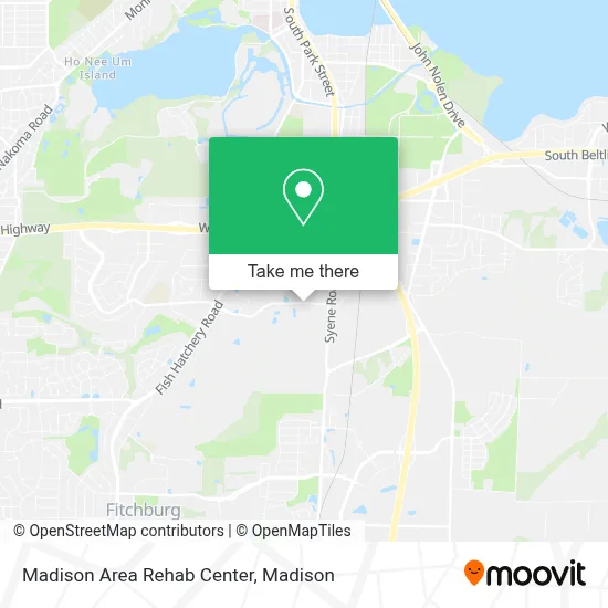 Madison Area Rehab Center map
