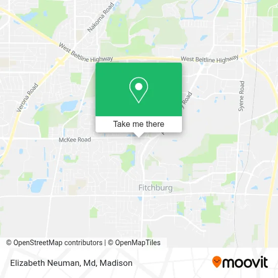 Elizabeth Neuman, Md map