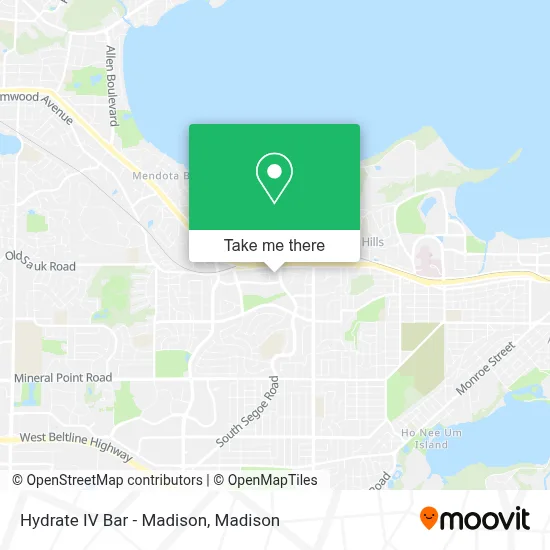 Hydrate IV Bar - Madison map