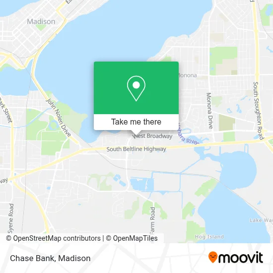 Chase Bank map