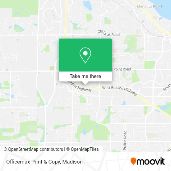 Officemax Print & Copy map