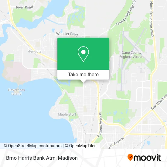 Bmo Harris Bank Atm map